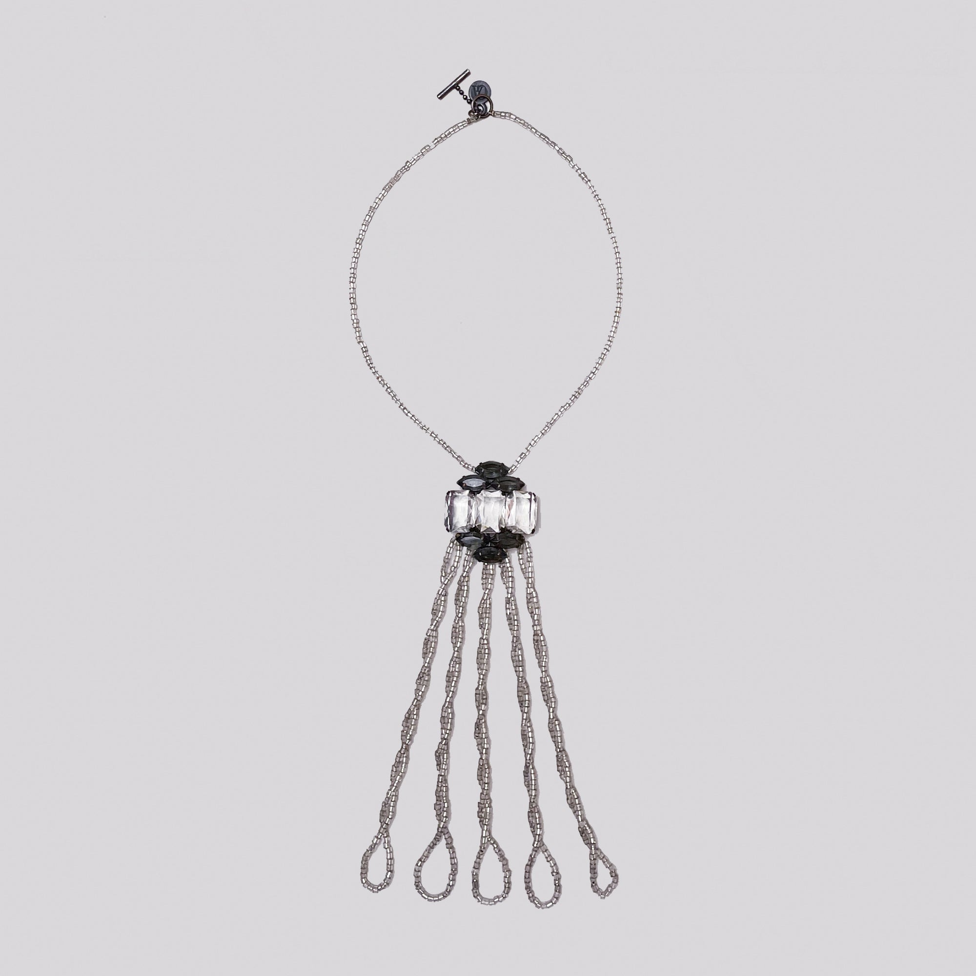 Vintage Armani Beads Tassel Necklace