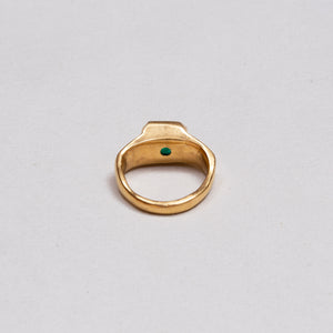 22ct Gold Emerald Ring
