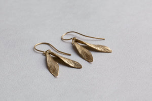 beautifully detailed Catherine Zoraida bestselling leaf earrings 