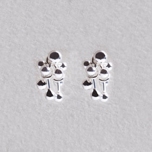 Molecule Droplet Stud Earrings