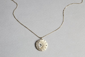 Sun and Moon Medal Necklace