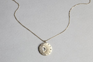 Sun and Moon Medal Necklace
