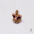 Vintage 9ct Gold Pendant Charms - Crown