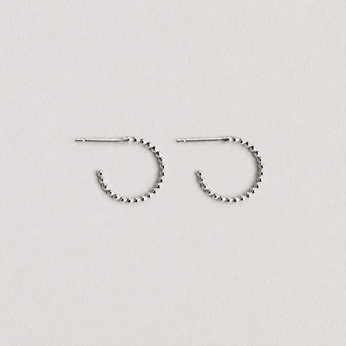 Beaded Small Hoops