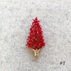 Vintage Christmas Tree Brooches