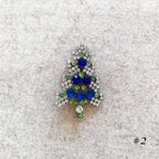 Vintage Christmas Tree Brooches
