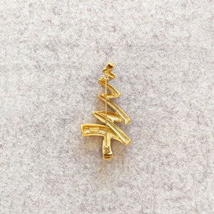 Vintage Christmas Tree Brooches