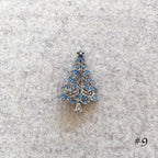 Vintage Christmas Tree Brooches