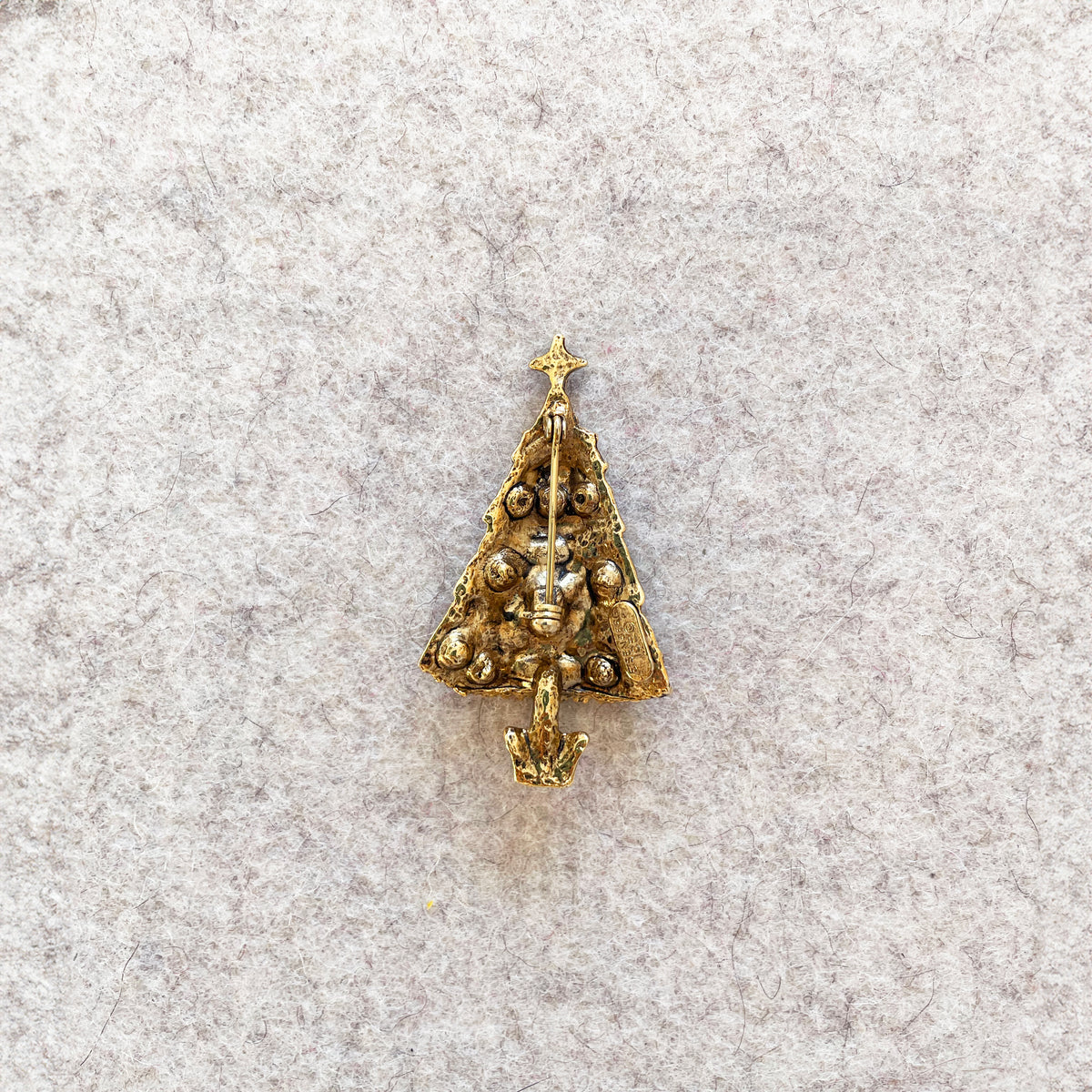 Vintage Christmas Tree Brooches