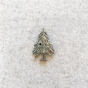 Vintage Christmas Tree Brooch by Eisenberg