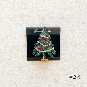 Vintage Christmas Tree Brooch by Eisenberg