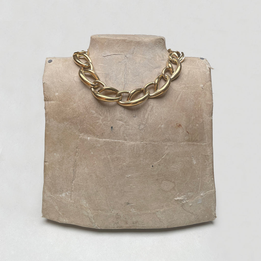 Vintage Givenchy Gold Link Chain Necklace