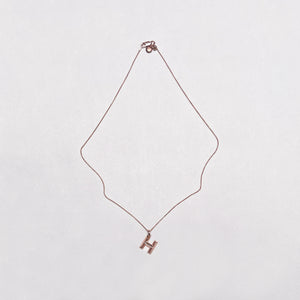 Vintage Monica Vinader Initial Necklace - H