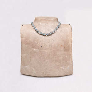 1930s Vintage Blue Crystal Necklace