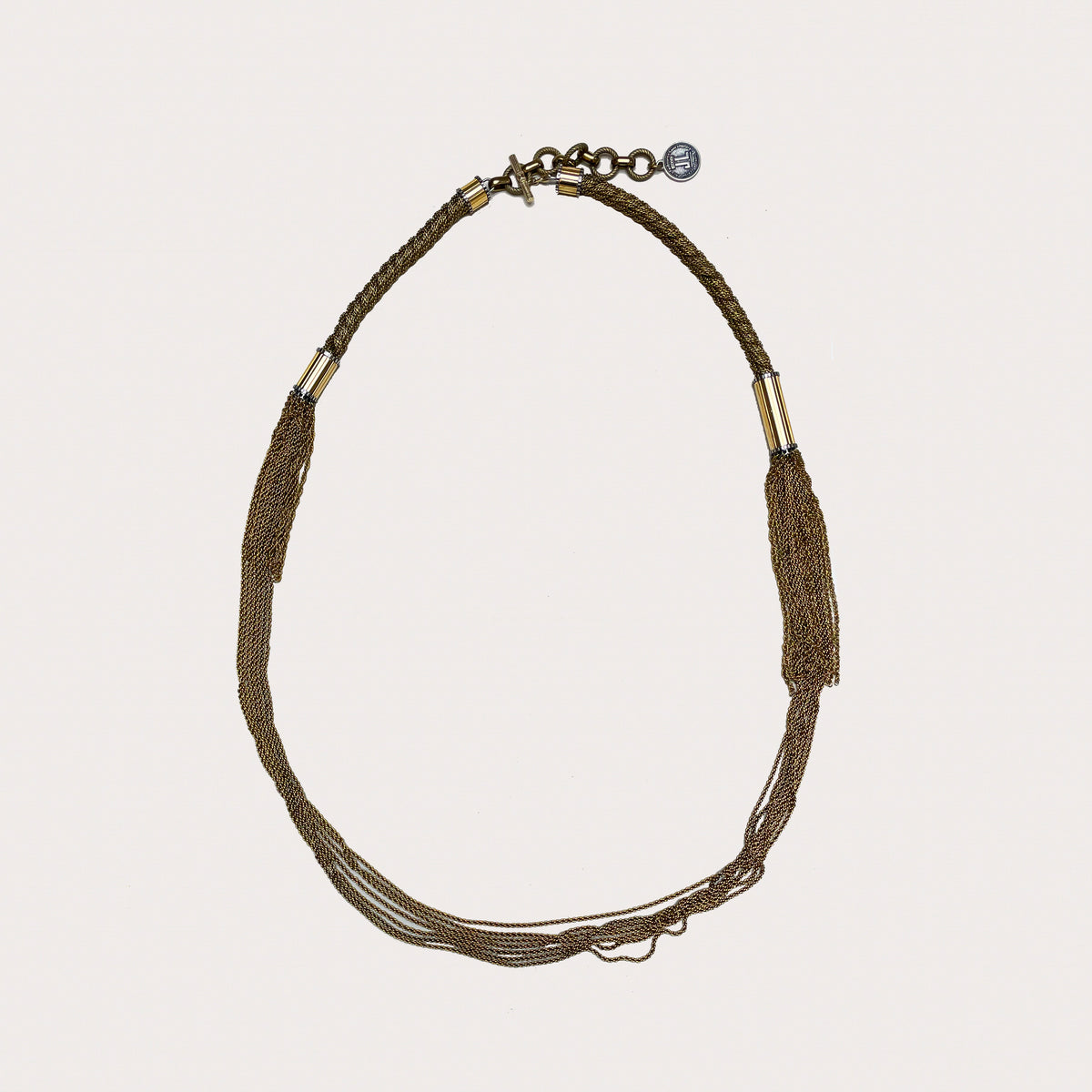 Vintage Lanvin Long Multi-strand Chain Necklace