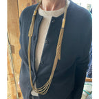 Vintage Lanvin Long Multi-strand Chain Necklace
