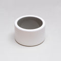 Vintage Hermes Lacquered Wood Bangle Bracelet - White