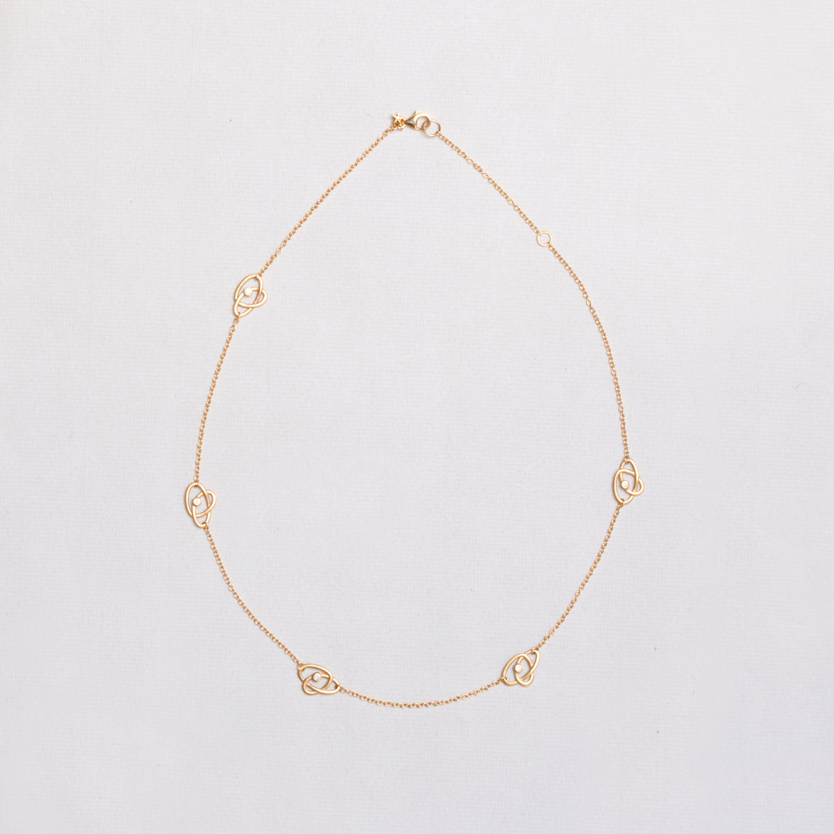 Scribble Infinity 5 Station Necklace