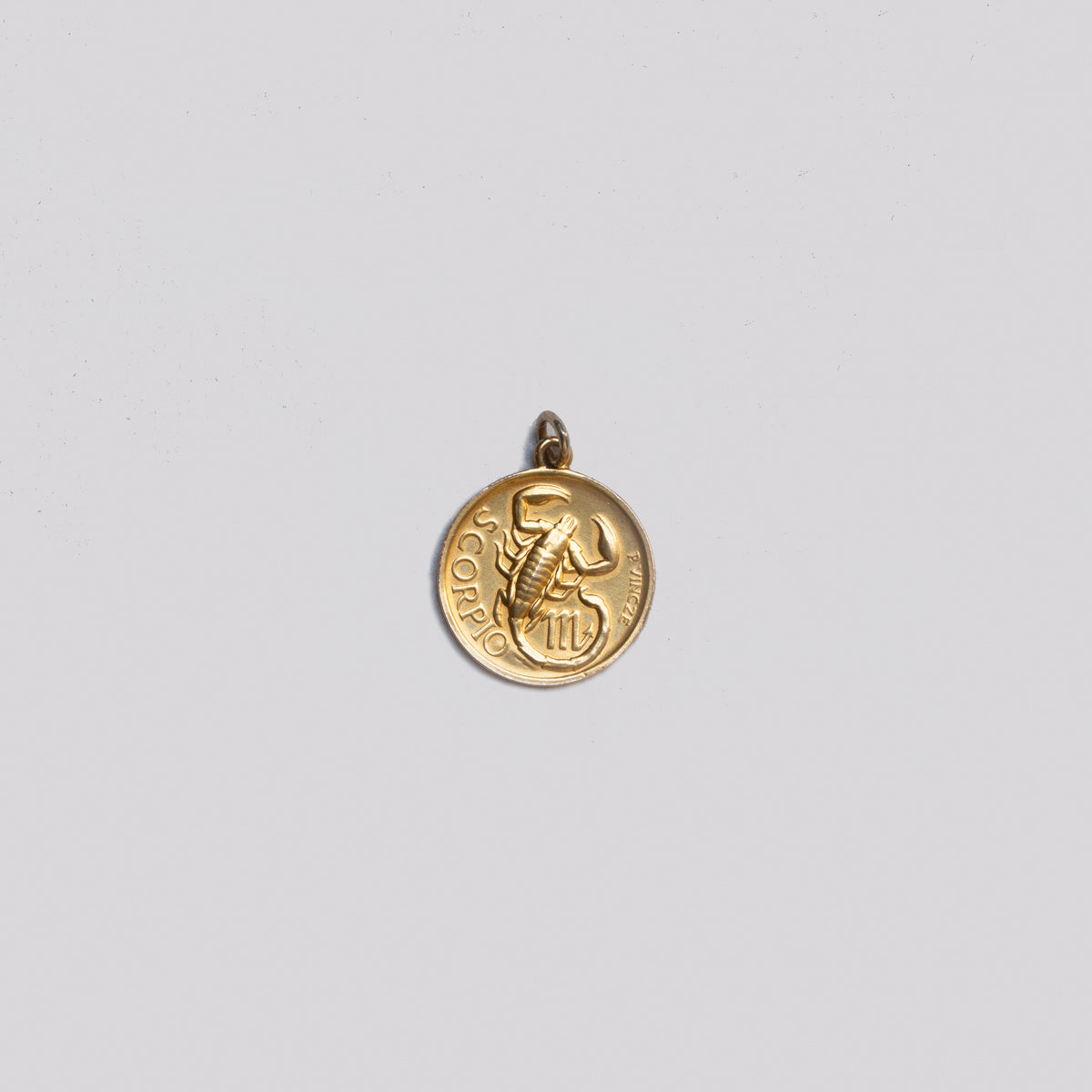 Vintage 9ct Gold Scorpio Charm Pendant