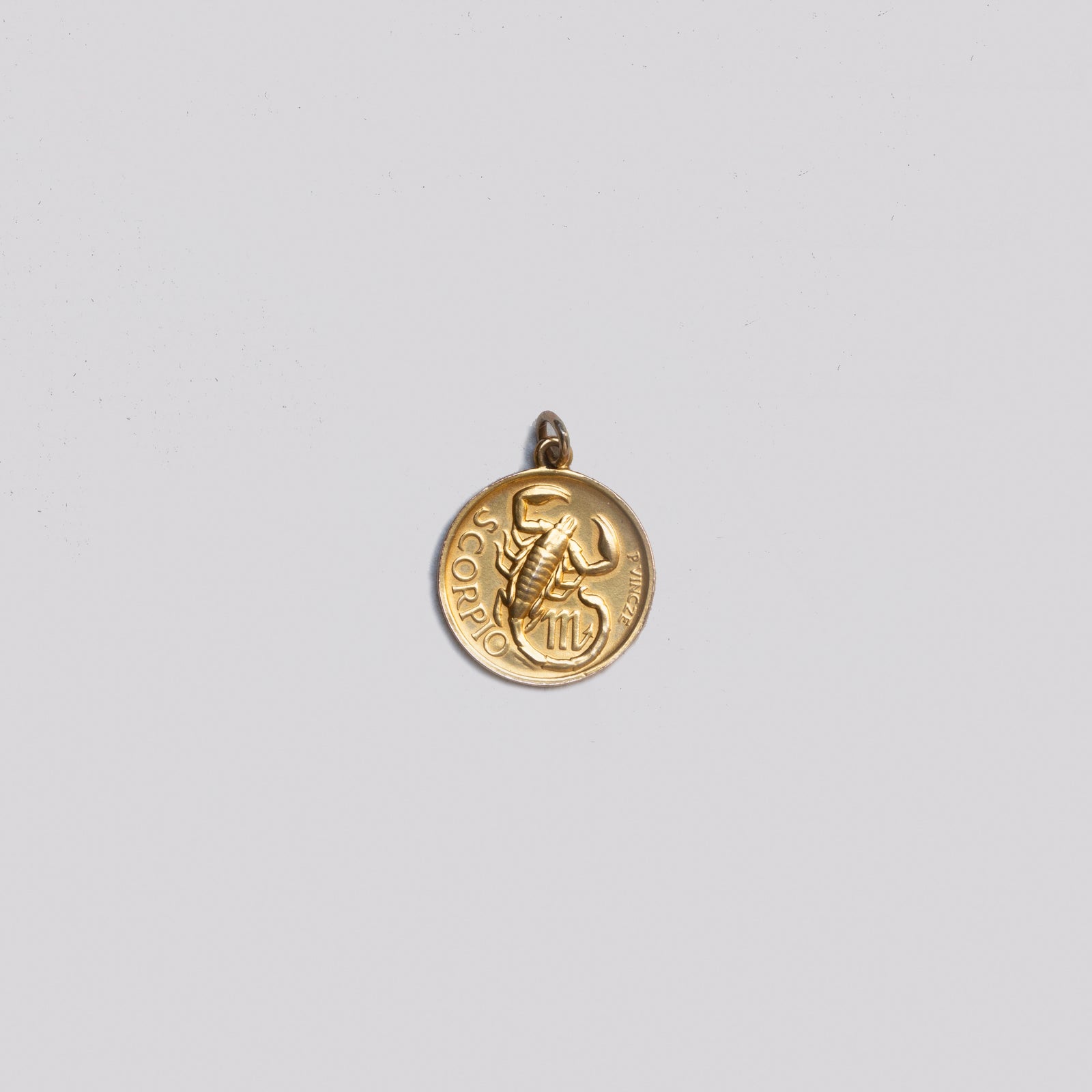 Vintage 9ct Gold Scorpio Charm Pendant