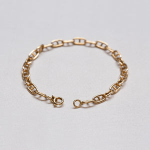 Vintage Cartier Gold Anchor Link Chain Bracelet