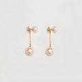 Vintage 18ct Gold Pearl Jacket Drop Earrings