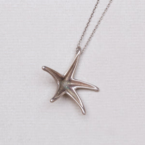 Vintage Tiffany Sterling Silver Elsa Peretti Starfish Charm Necklace