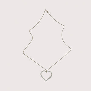 Vintage Theo Fennell Heart Pendant with Diamonds