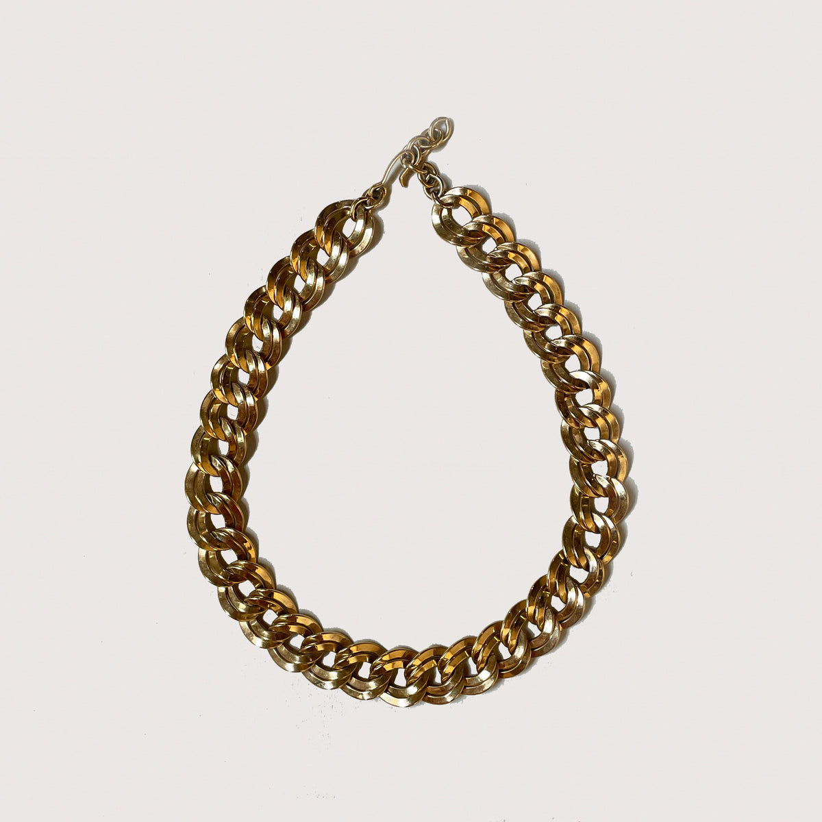 Vintage Monet Gold-tone Chain Necklace