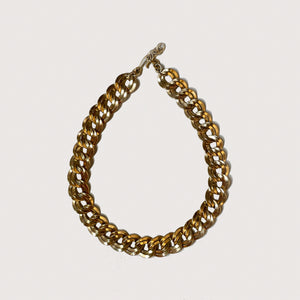 Vintage Monet Gold-tone Chain Necklace