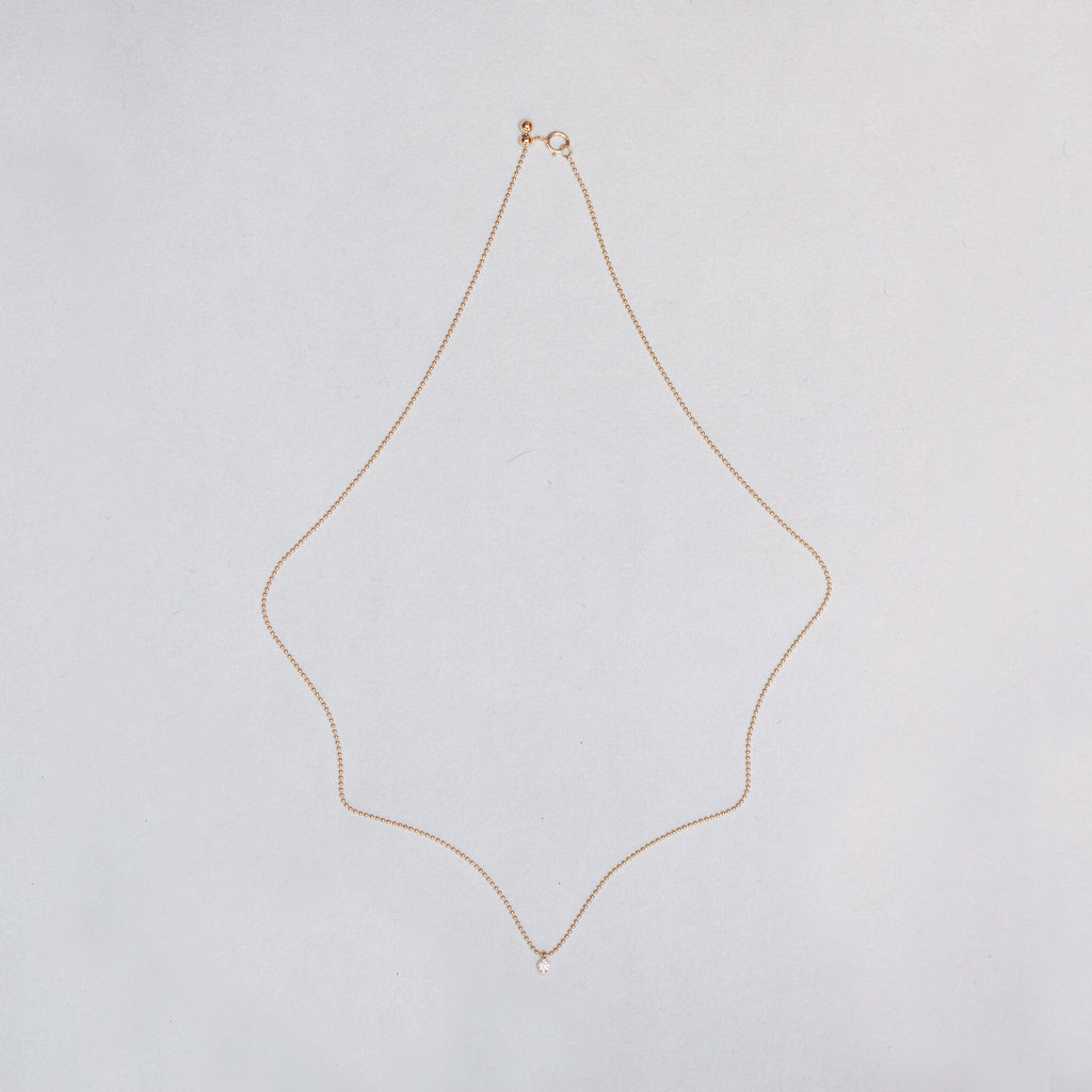 18ct Gold Chain with Diamond