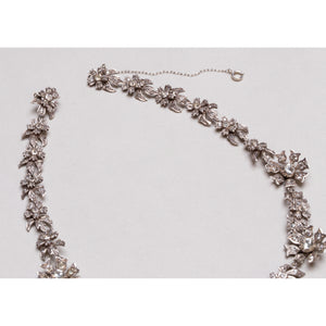 Edwardian Paste Flower Necklace