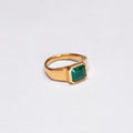 22ct Gold Emerald Ring