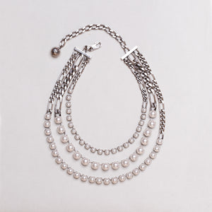 Vintage Lanvin 3-Strand Pearl Necklace