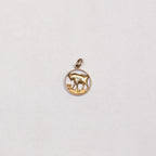 Vintage 9ct Gold Taurus Pendant Charm