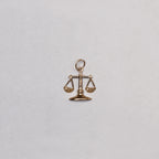 Vintage Libra Moving Charm Pendant