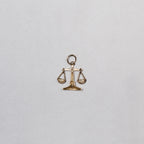 Vintage Libra Moving Charm Pendant