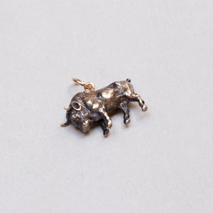 Vintage 9ct Gold Taurus Charm