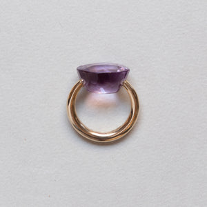 Vintage 18ct Gold Ring with Amethyst