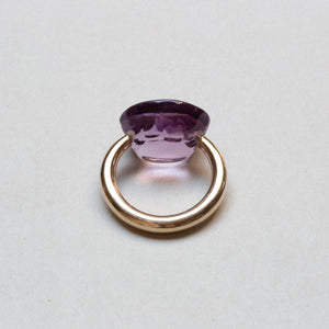 Vintage 18ct Gold Ring with Amethyst