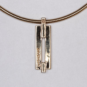 Vintage Givenchy Gold Pendant Necklace