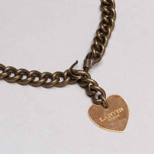 Vintage Lanvin Heart Necklace