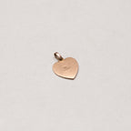 Vintage 9ct Gold Heart St. Christopher Charm Pendant
