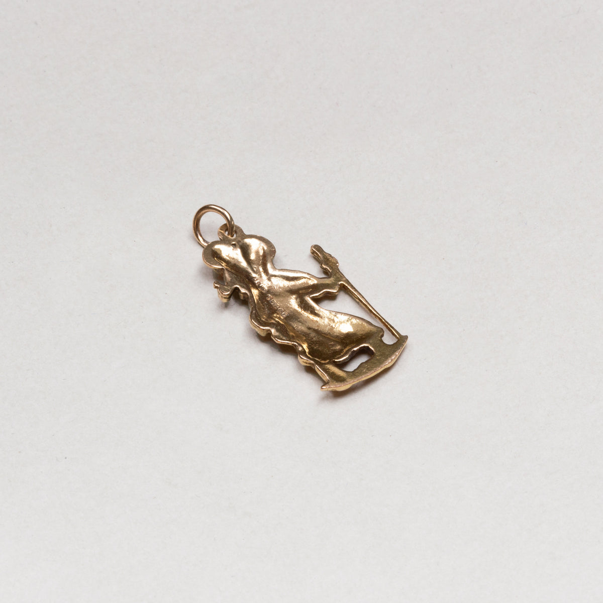 Vintage 9ct Gold St Christopher's Figure Pendant Charm