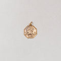 Vintage Octagonal Gold St. Christopher Pendant