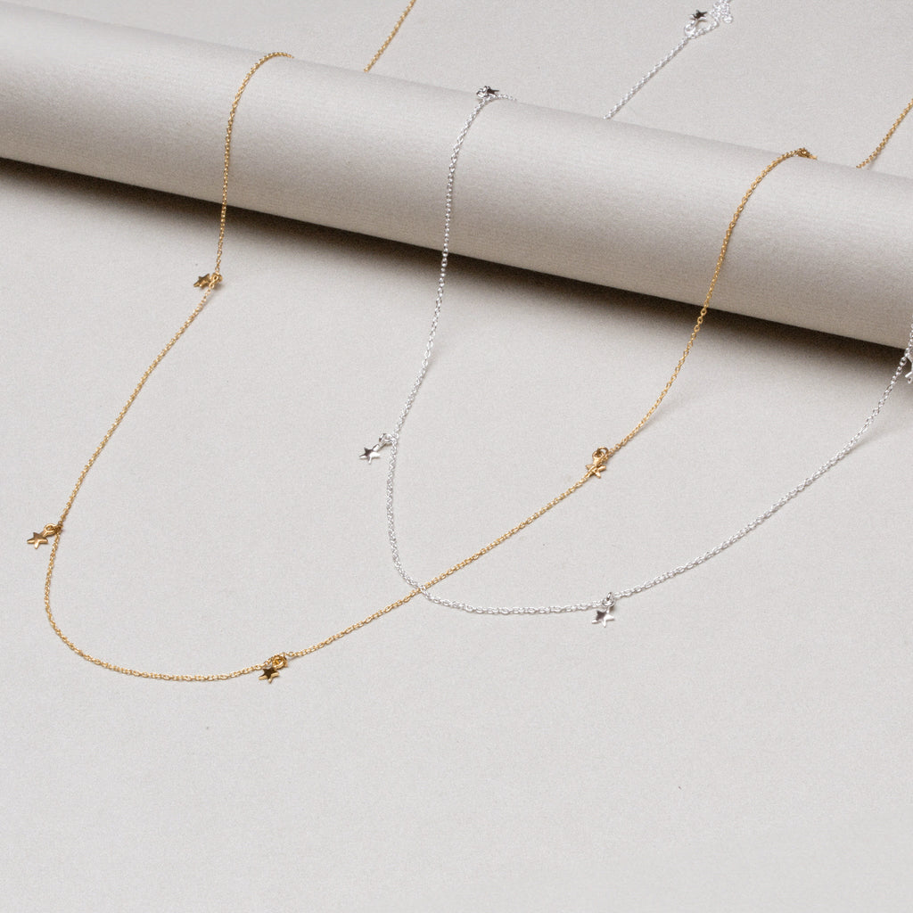 Long Star Station Necklace