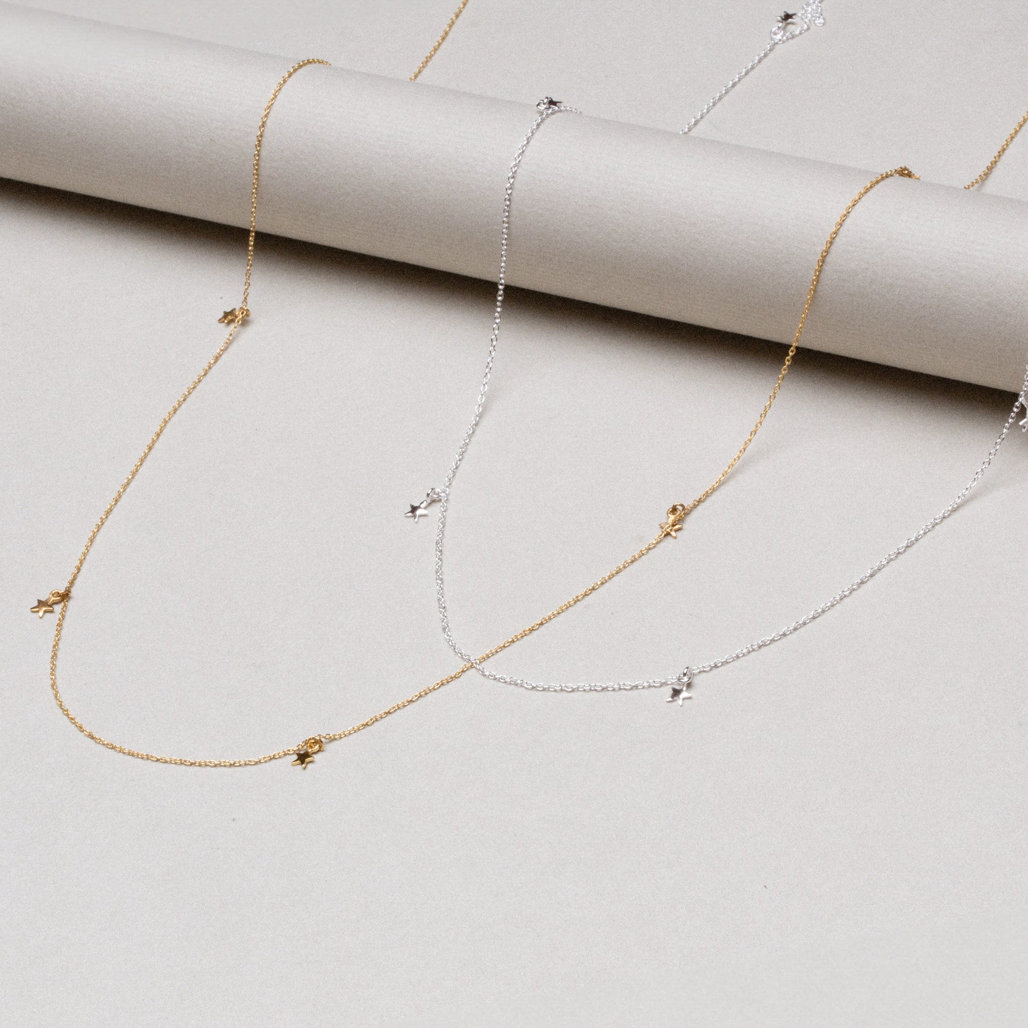 Long Star Station Necklace