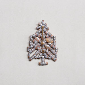 Vintage Christmas Tree Brooch