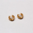 Scrunchie Huggie Hoop Earrings