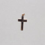 Vintage 9ct Gold Cross Pendant Charm #1